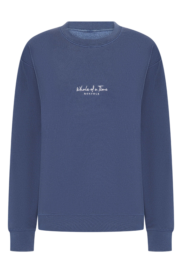 Signature Sweashirt Stonewashed Navy