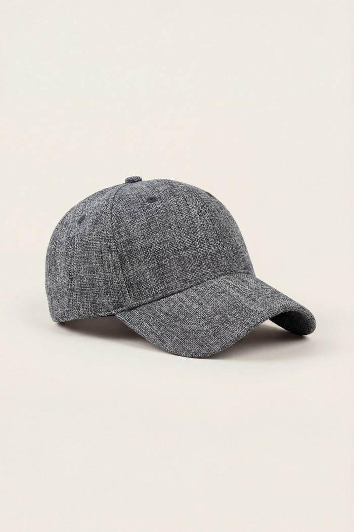 Silano Linen Cap Grey