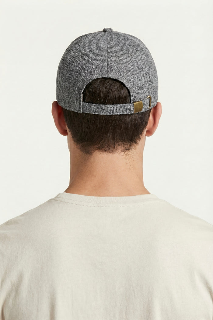 Silano Linen Cap Grey