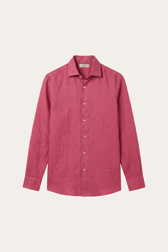 Silano Linen Shirt Pink