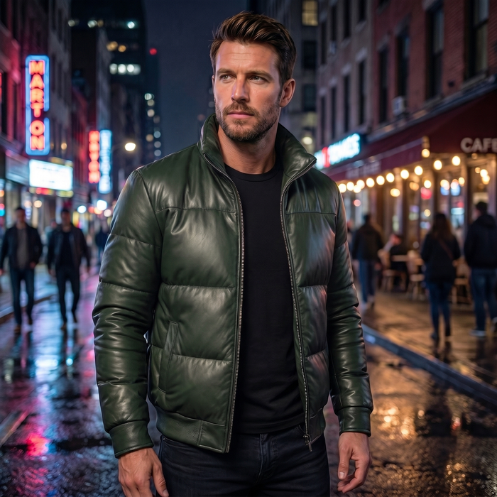 XS / Green / Leather