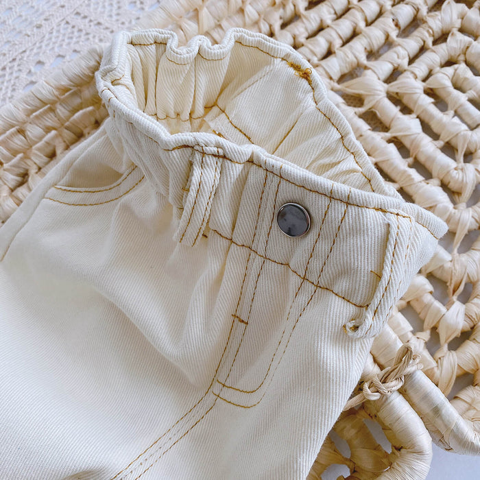 Soft High Waist Jeans for Baby | Baby Stretch Denim Pants