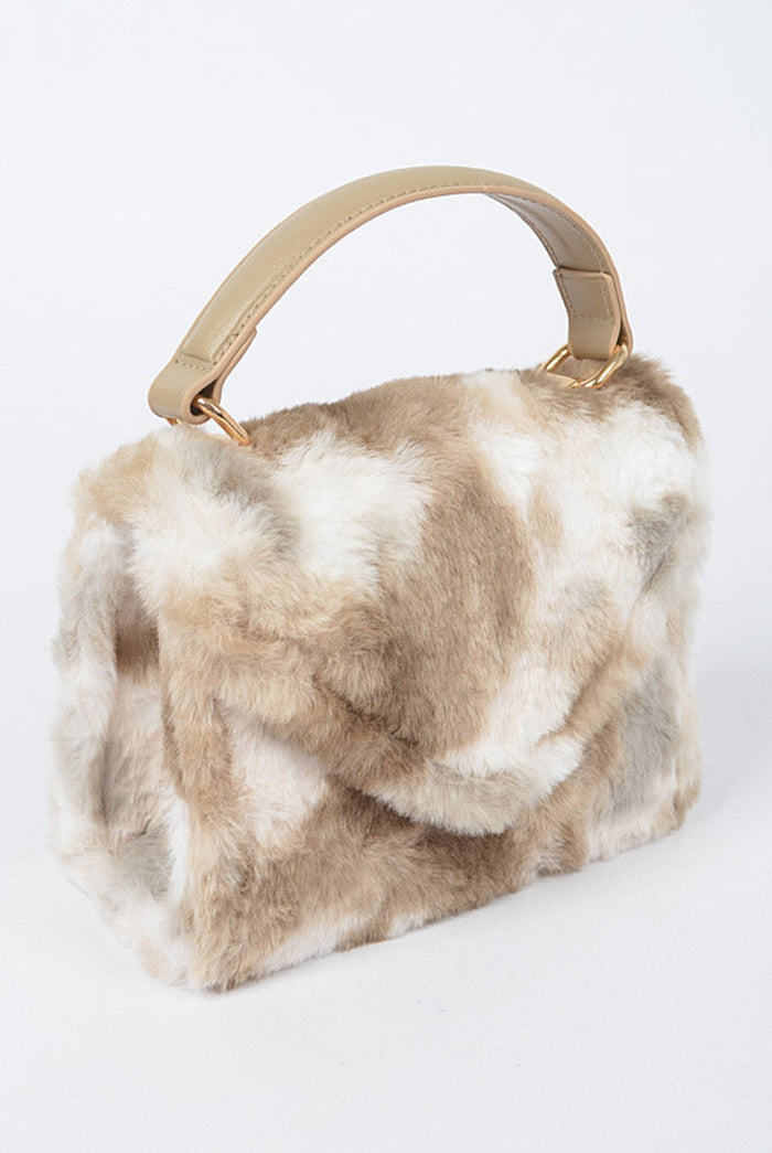 Softly.......Fur Tie Dye Clutch Purse H&D Accessories