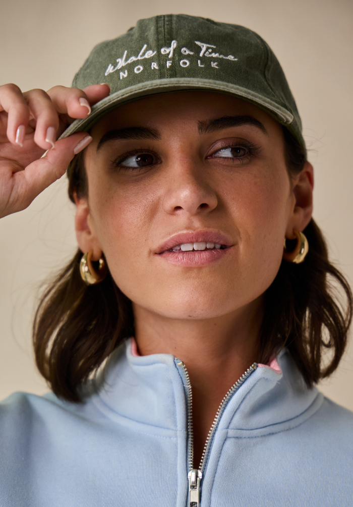 Stonewashed Women's Cap - Green - Whale Of A Time Clothing