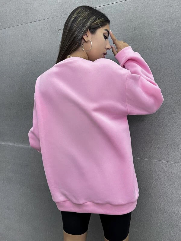 SXV  'MALIBU’ Embroidered Cool Aesthetic Sweatshirt