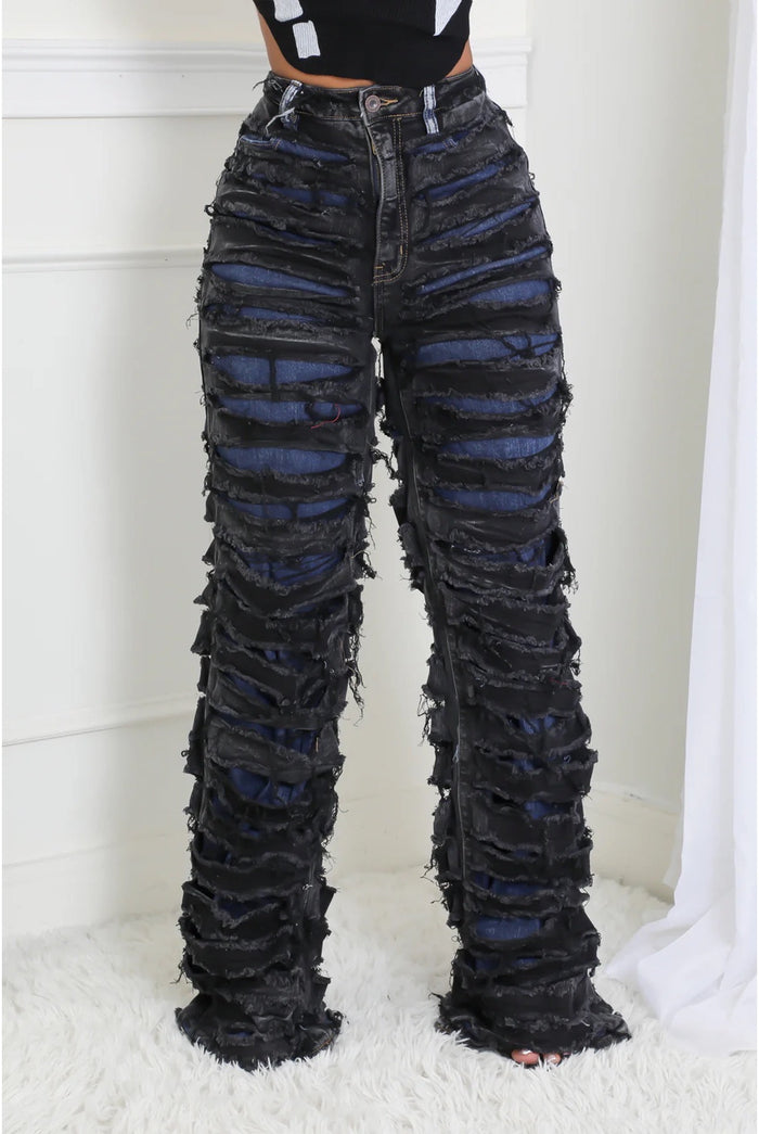 Tamika.....Total Distressed Jeans Aphrodite Jeans
