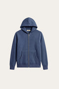 Tavole Hooded Zip Blue