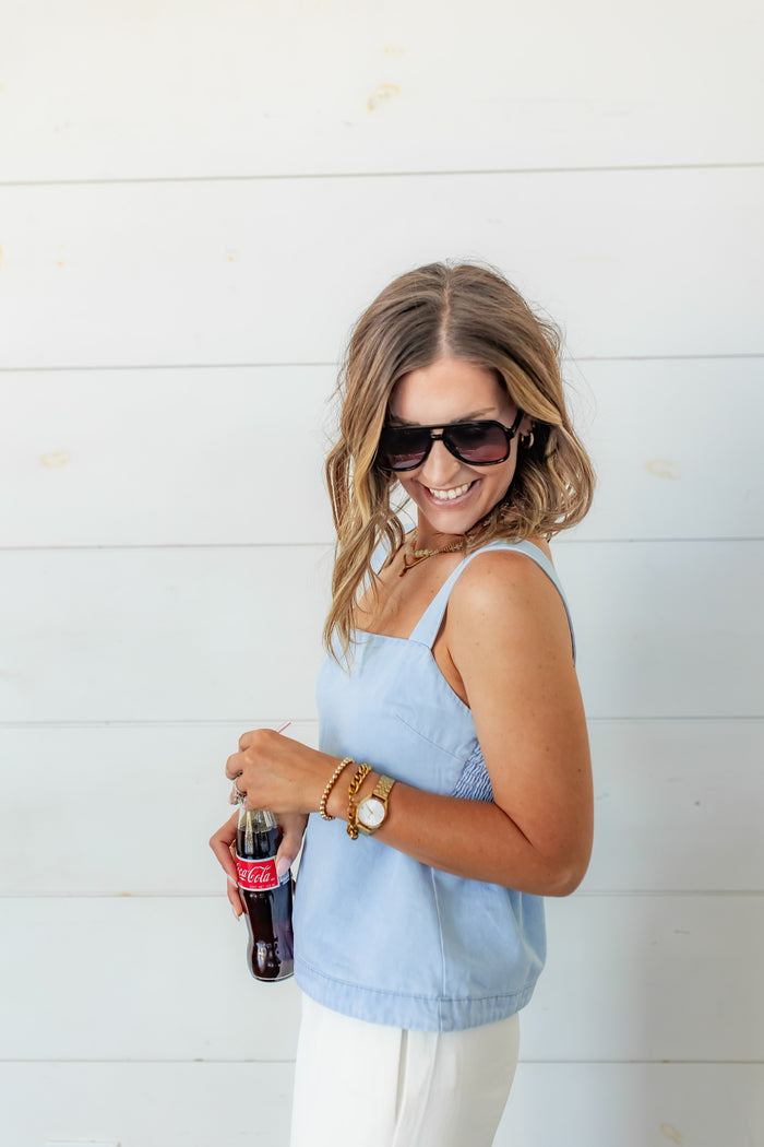 The All American Bow Tank - One Eleven Olive Boutique