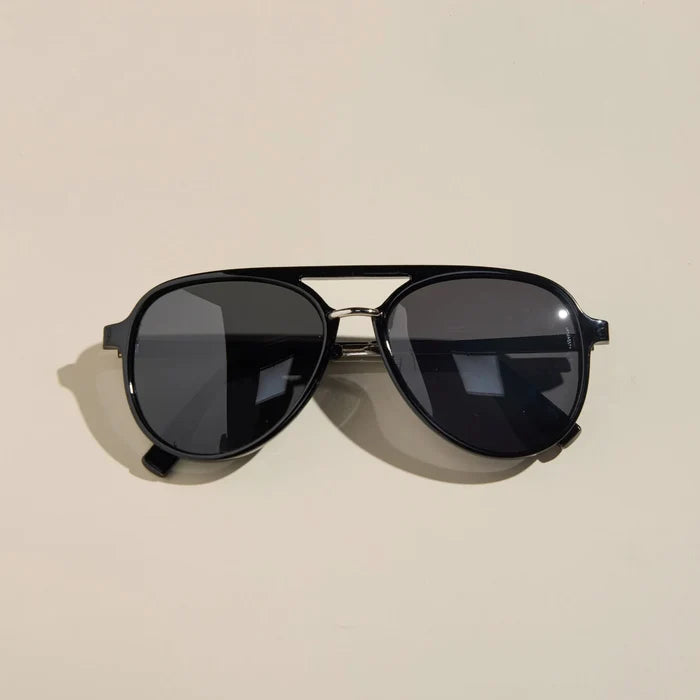 The Earhart Sunnies - Black (P) - One Eleven Olive Boutique