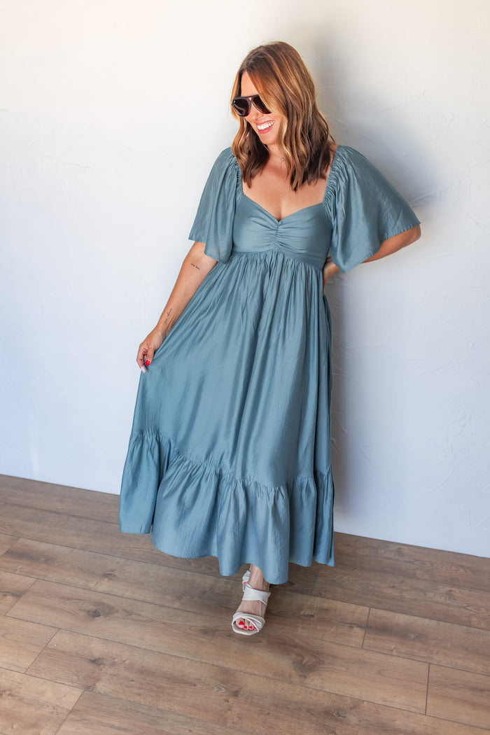 The Endless Glow Midi Dress - One Eleven Olive Boutique