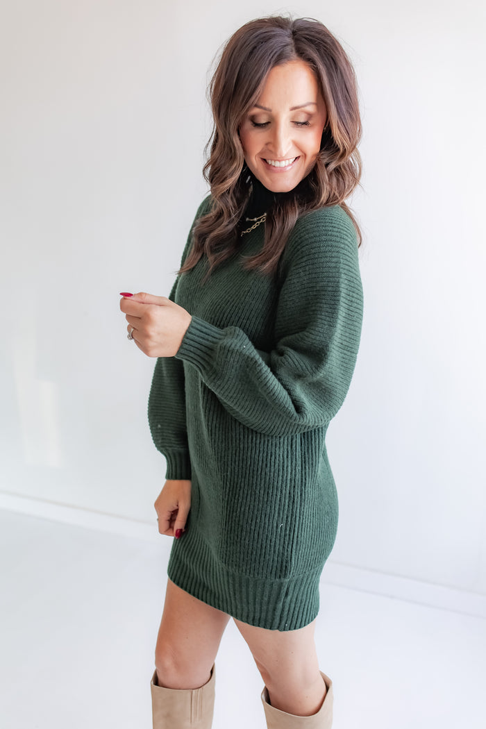 The Eve Sweater Dress - One Eleven Olive Boutique