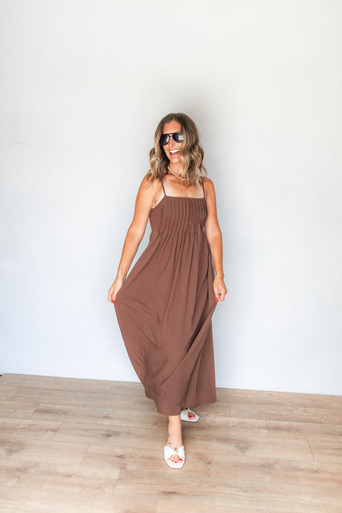 The Sandy Stroll Maxi Dress - One Eleven Olive Boutique