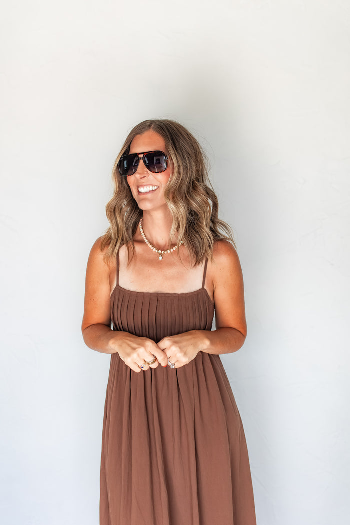 The Sandy Stroll Maxi Dress - One Eleven Olive Boutique