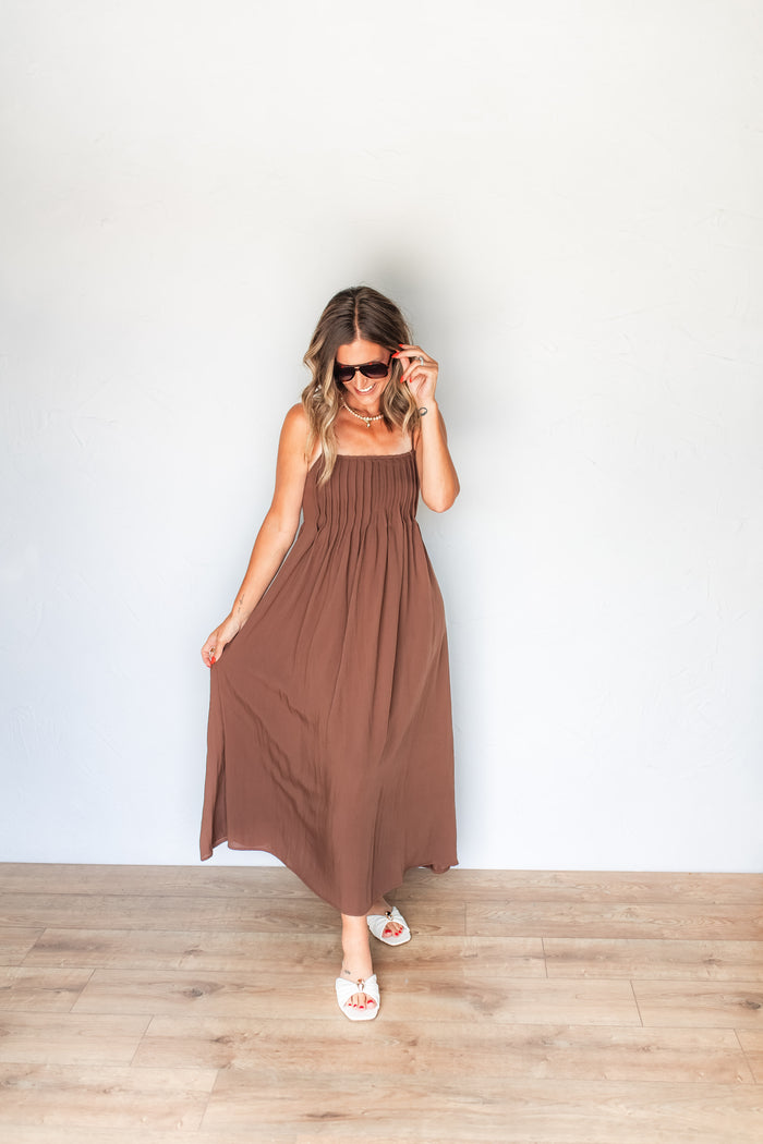 The Sandy Stroll Maxi Dress - One Eleven Olive Boutique