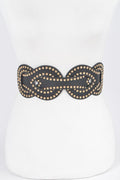 The “Statement Maker” Stretch Belt - Gold