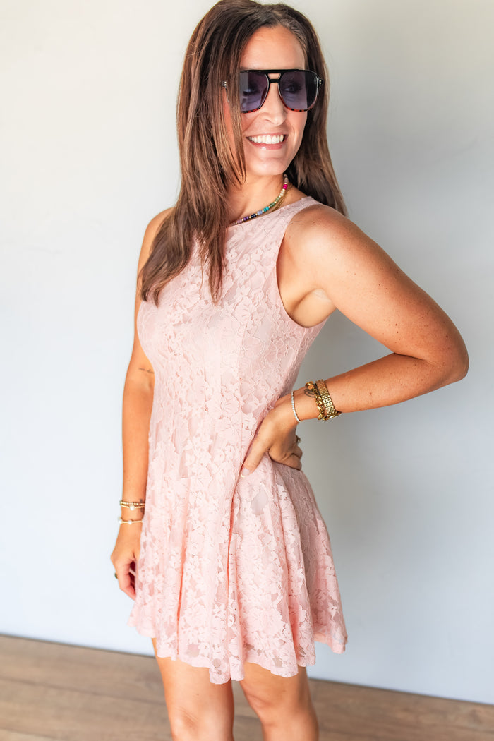 The Sweet Romance Floral Lace Dress - One Eleven Olive Boutique