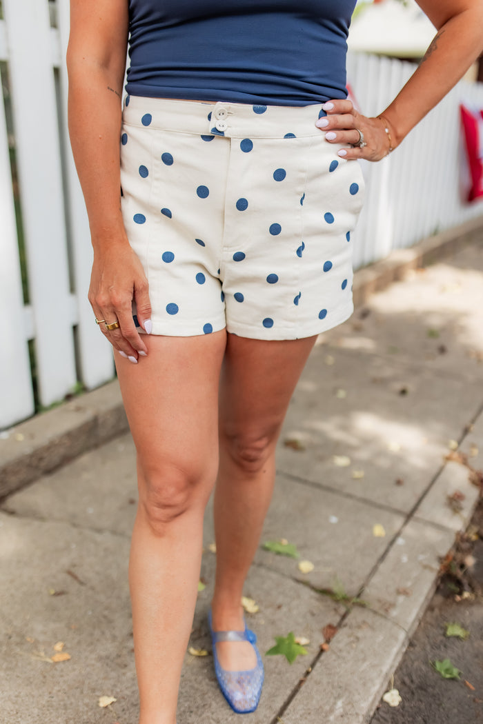 The Sweet Summer Dot Shorts - One Eleven Olive Boutique