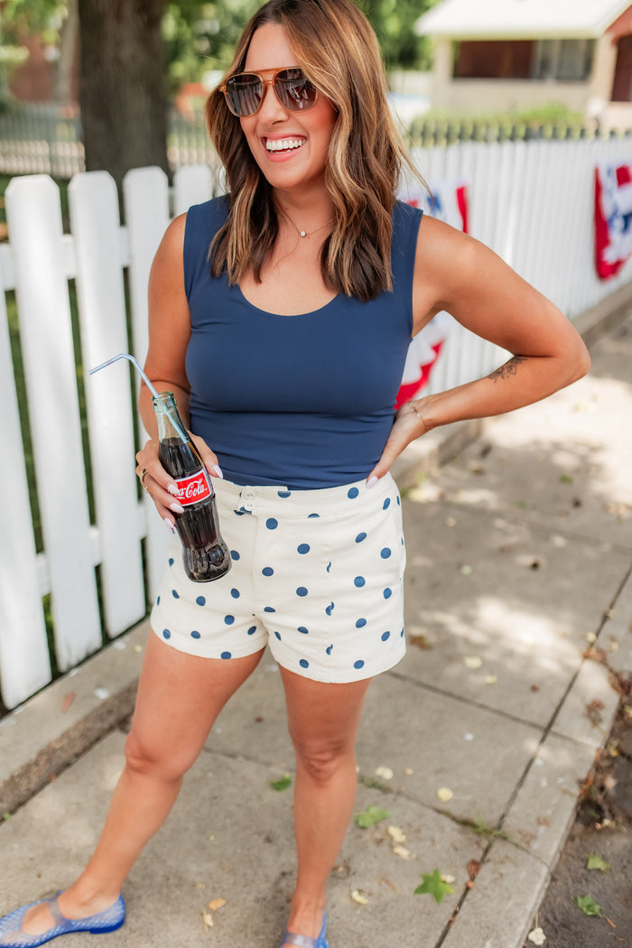 The Sweet Summer Dot Shorts - One Eleven Olive Boutique
