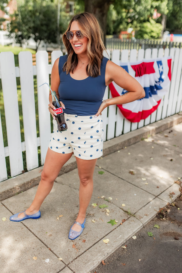 The Sweet Summer Dot Shorts - One Eleven Olive Boutique