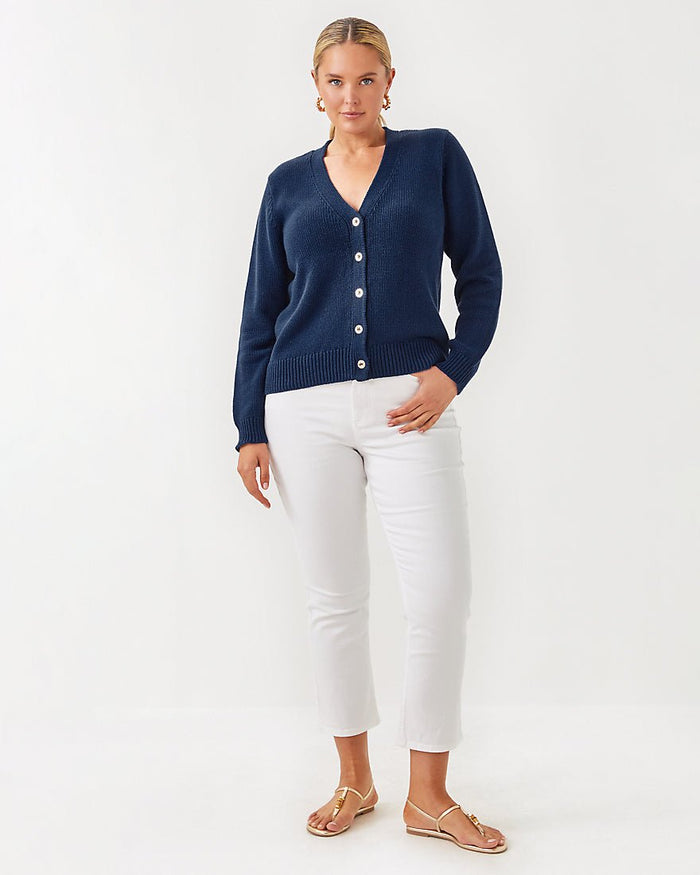 Lilly Pulitzer - Tippery Cardigan - Low Tide Navy
