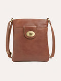 Twist Lock Cross Body Bag