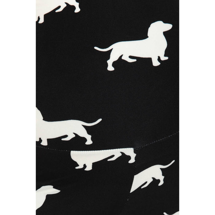 Ultra-Soft Dachshund Print Maternity Leggings