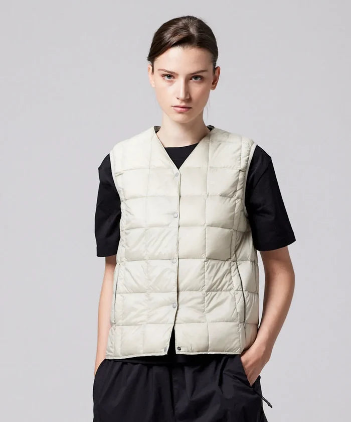 Unisex Basic V-Neck Button Down Vest