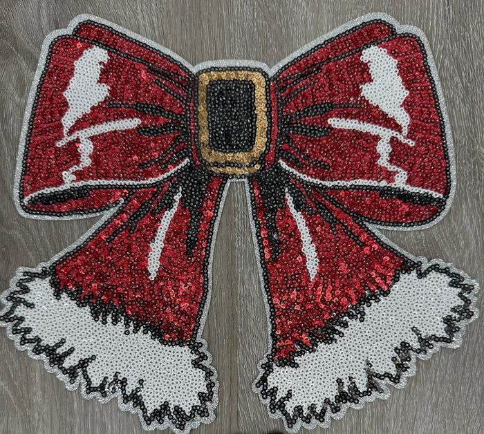 Santa Belt Bow / Merry