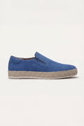 Valeno Suede City Loafers Blue