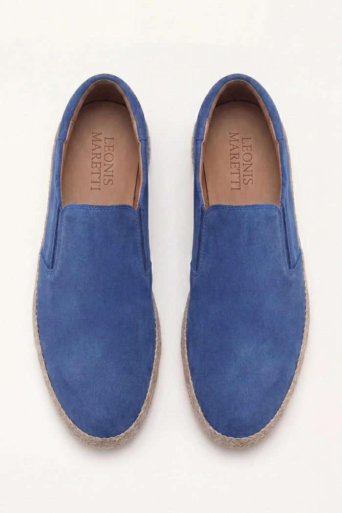 Valeno Suede City Loafers Blue