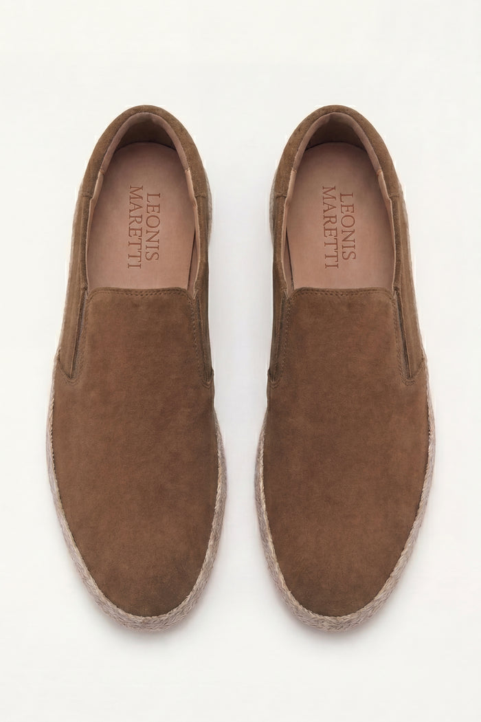 Valeno Suede City Loafers Brown