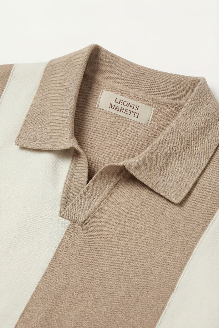Valtero Colorblock Polo Khaki