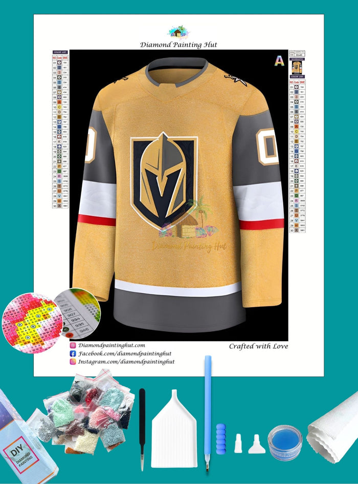 Vegas NHL Jersey Diamond Painting