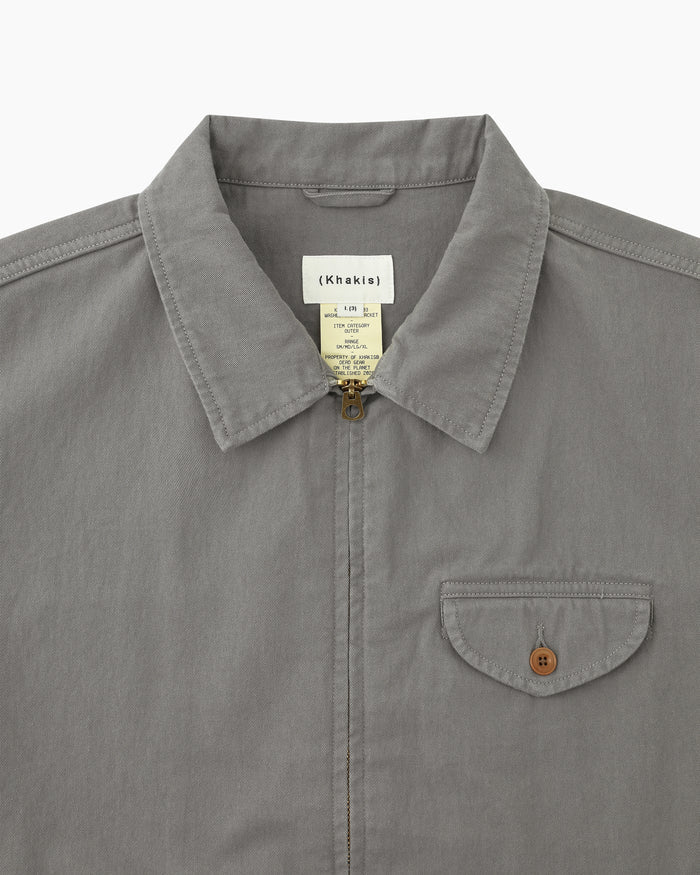 Washed Swing Jacket Grey