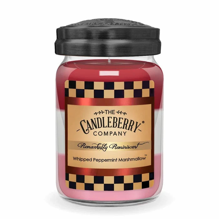 Whipped Peppermint Marshmallow Large Jar Candle