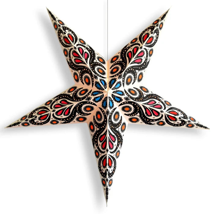 White Astral Bloom Star Lantern