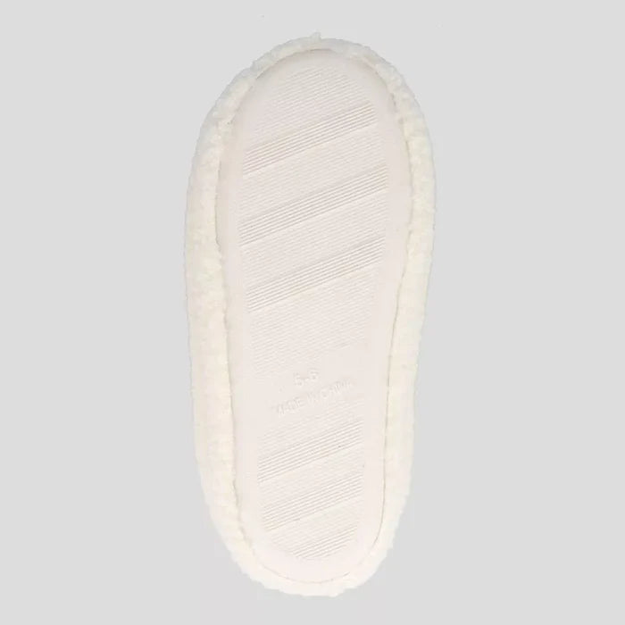 Women's Pumpkin Scuff Slide Slippers - Off-White