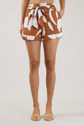 Zaferia Bermuda Shorts Abstract