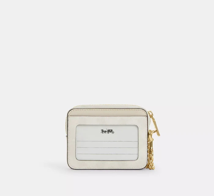 Zip Card Case In Signature Canvas